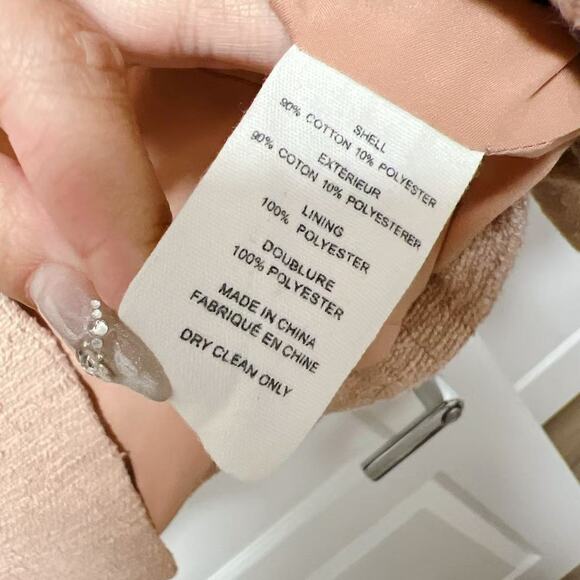 L’Agence Brooke Cropped Brown Crepe Blazer Size 8 - Picture 9 of 9